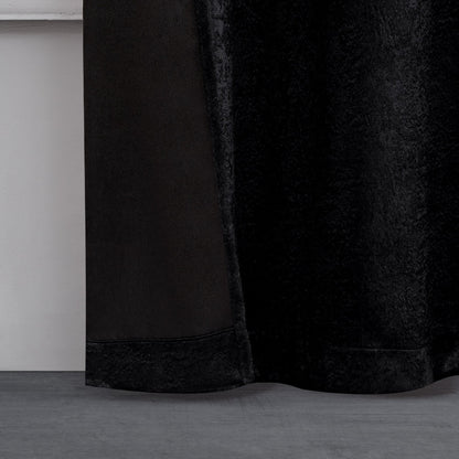 Faux Suede Curtains - Black - Juicy Couture