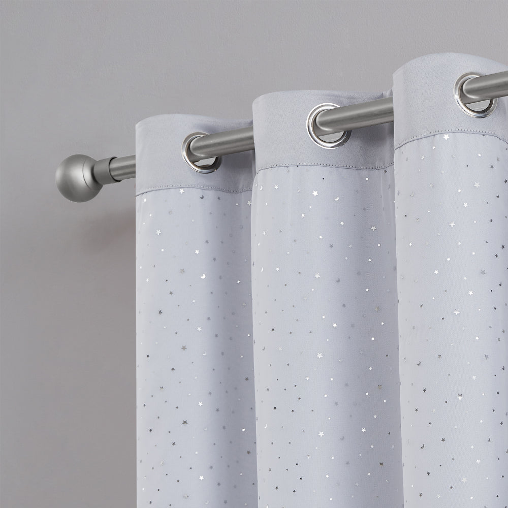 Melody Embellished Double Layer Curtains - White - Juicy Couture