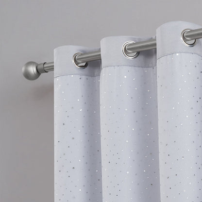 Melody Embellished Double Layer Curtains - White - Juicy Couture