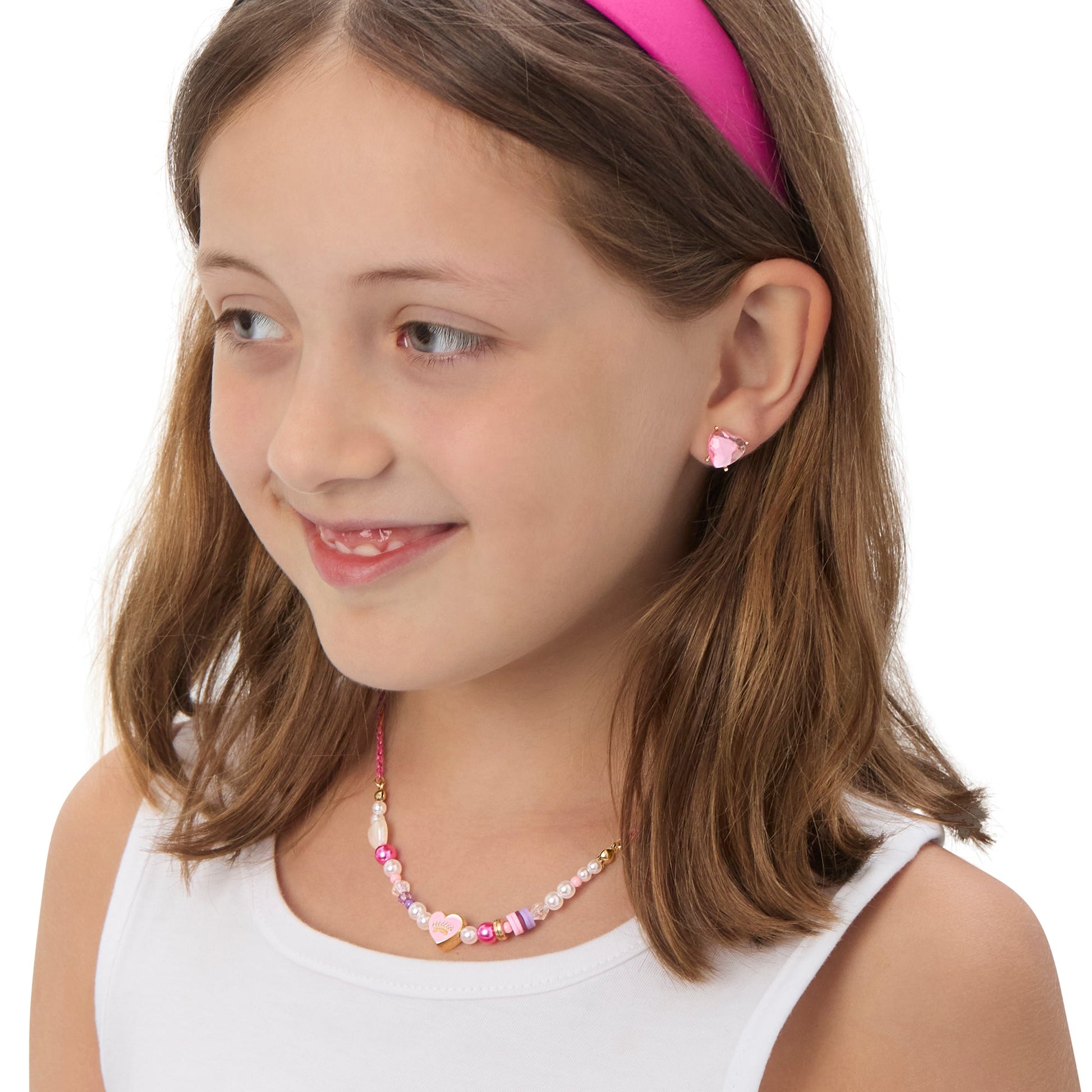 Kids Beaded Necklace - Goldtone - Juicy Couture