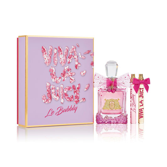 Viva La Juicy Le Bubbly Eau De Parfum 3 Piece Gift Set - Default Title - Juicy Couture