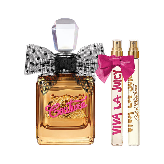 Viva La Juicy Gold Couture 3 Piece Holiday Gift Set - Default Title - Juicy Couture