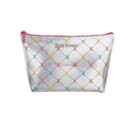 Wedge Makeup Bag - Silver Multi - Juicy Couture
