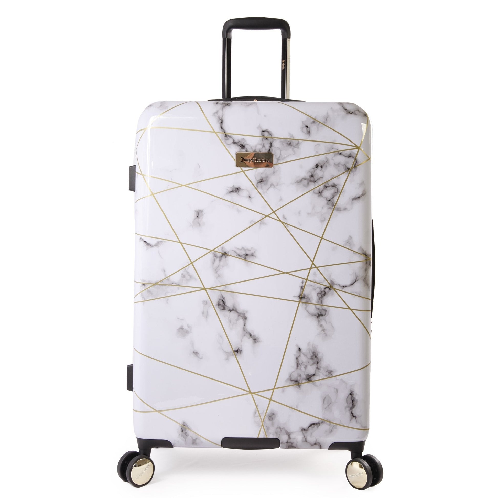 Large Hardside Spinner Luggage - Marble Web - Juicy Couture