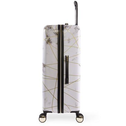 Large Hardside Spinner Luggage - Marble Web - Juicy Couture