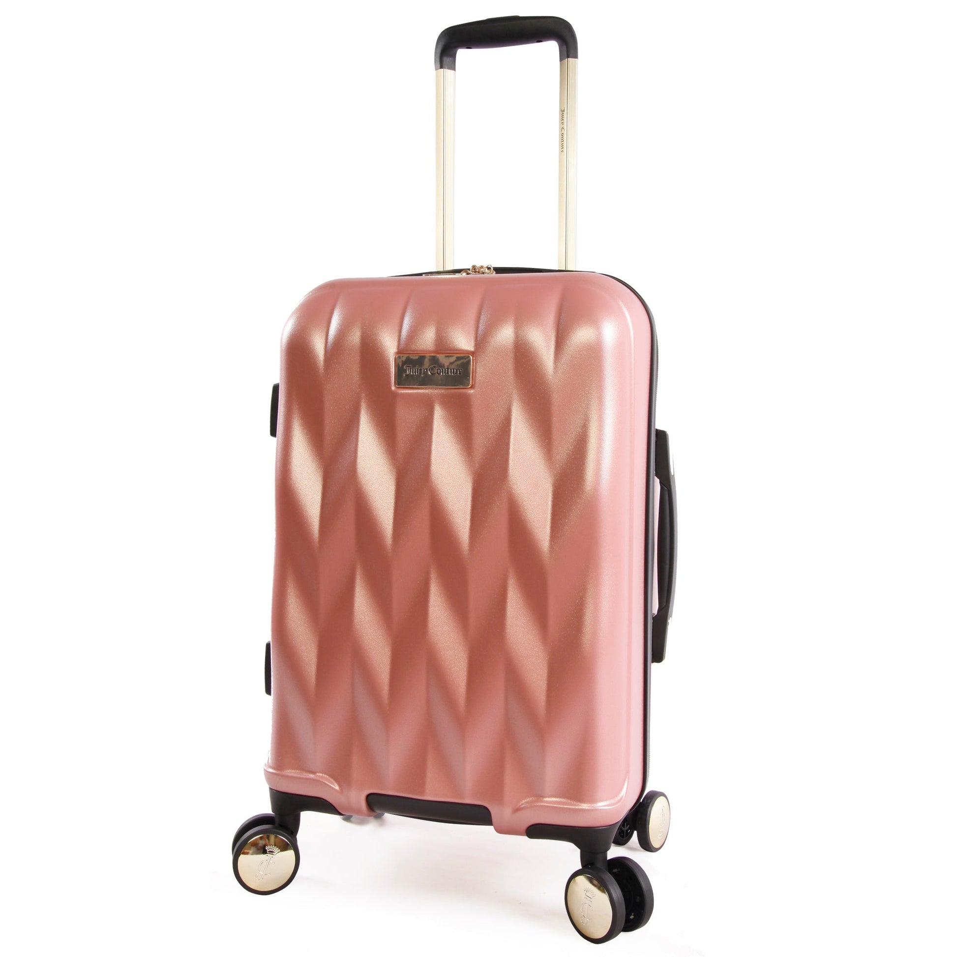 Carry-On Hardside Spinner Luggage - Rose Gold - Juicy Couture