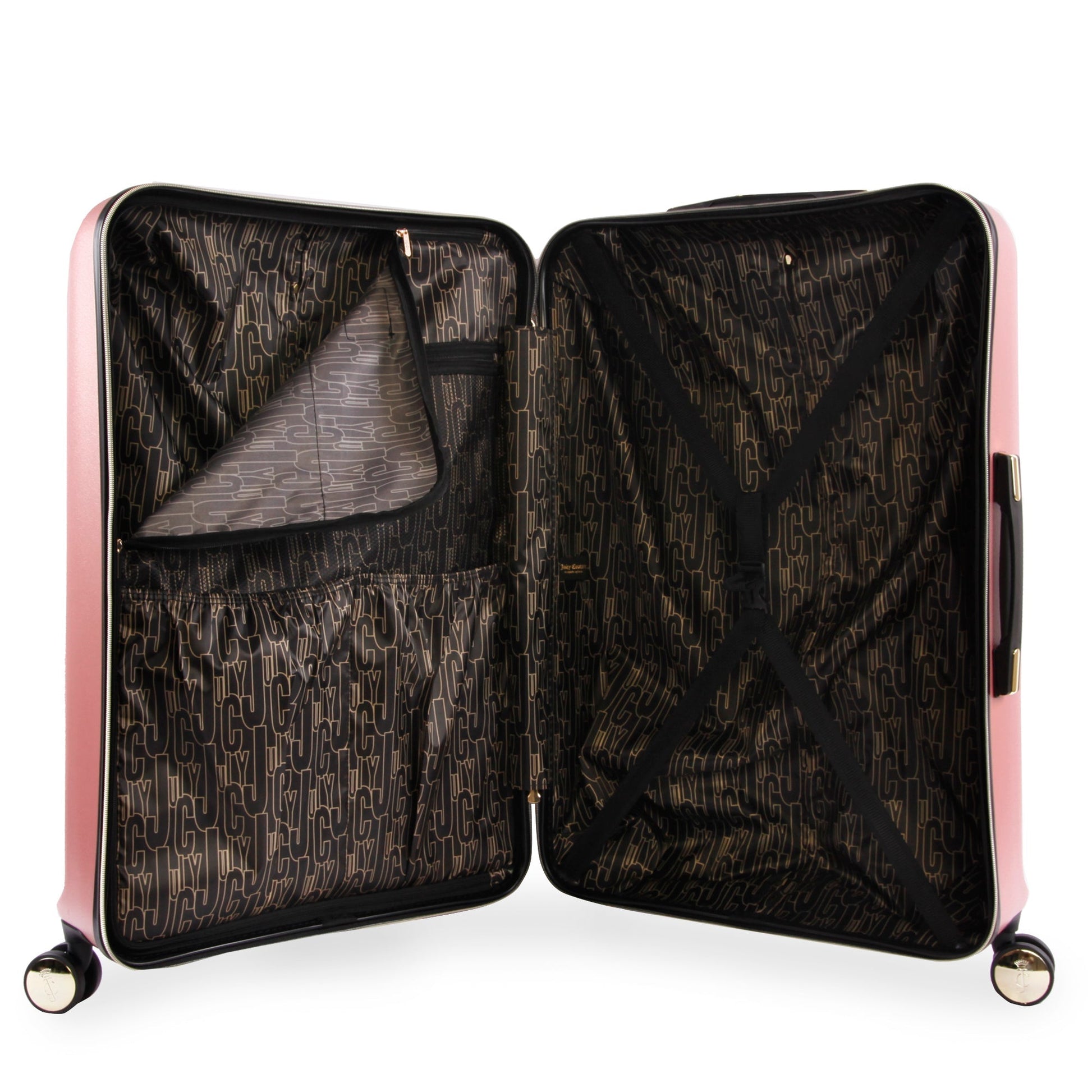 Carry-On Hardside Spinner Luggage - Rose Gold - Juicy Couture