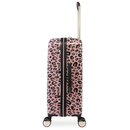 3-Piece Hardside Spinner Luggage Set - Pink Leopard - Juicy Couture