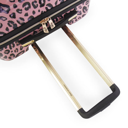 3-Piece Hardside Spinner Luggage Set - Pink Leopard - Juicy Couture