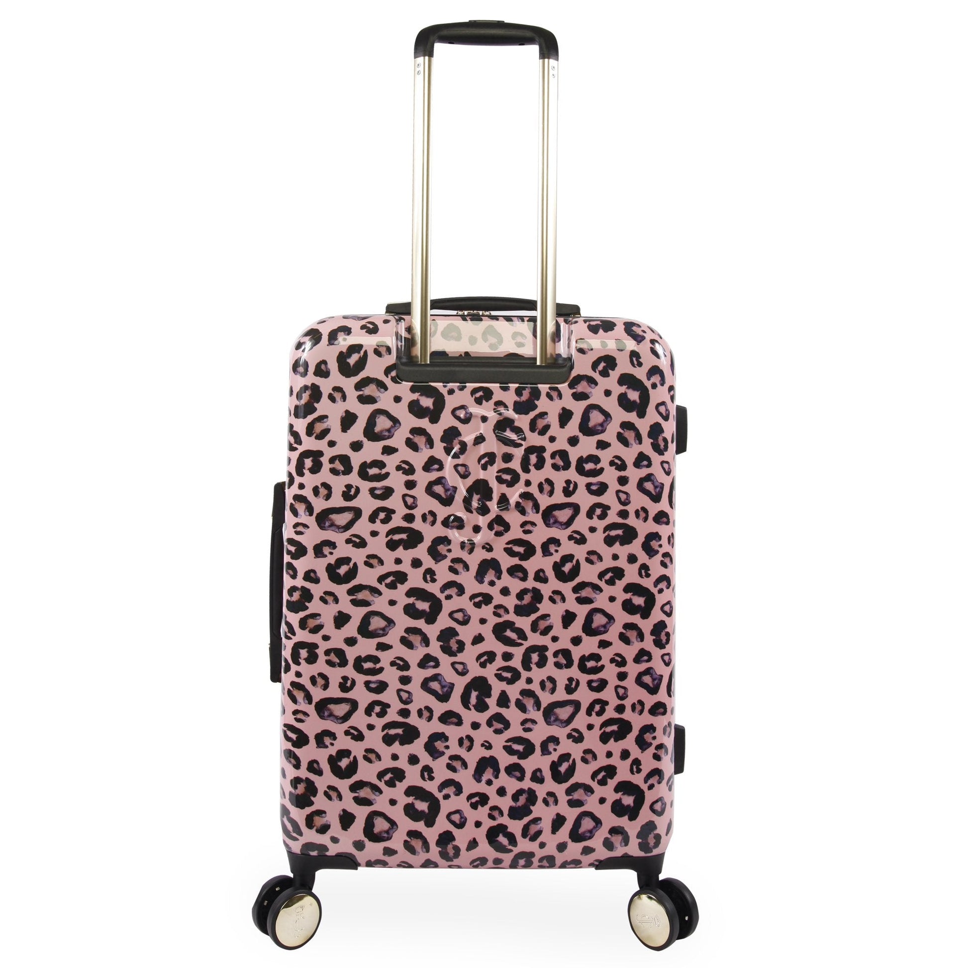 3-Piece Hardside Spinner Luggage Set - Pink Leopard - Juicy Couture