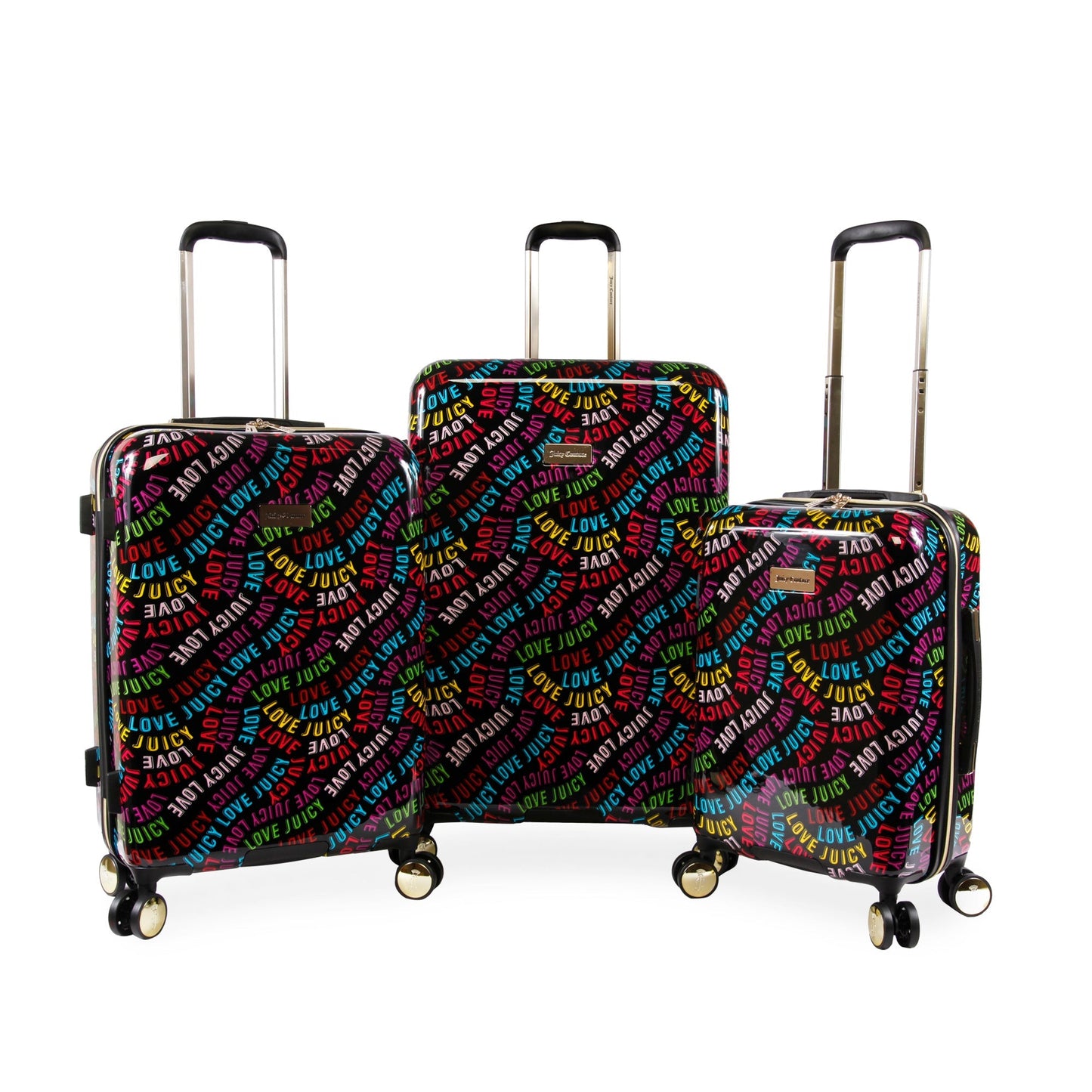 3-Piece Hardside Spinner Luggage Set - Rainbow - Juicy Couture