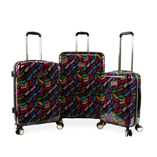 3-Piece Hardside Spinner Luggage Set - Rainbow - Juicy Couture