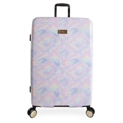 Large Hardside Spinner Luggage - Holographic - Juicy Couture