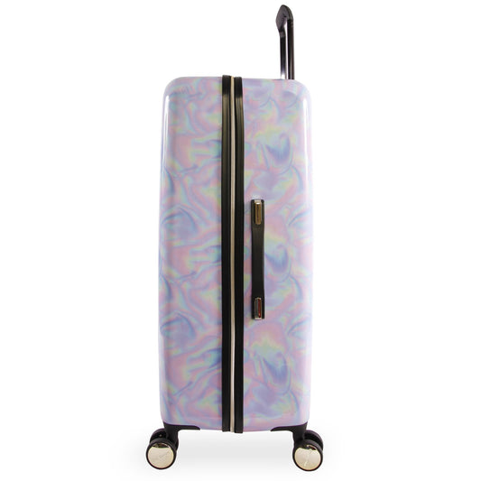 Large Hardside Spinner Luggage - Holographic - Juicy Couture
