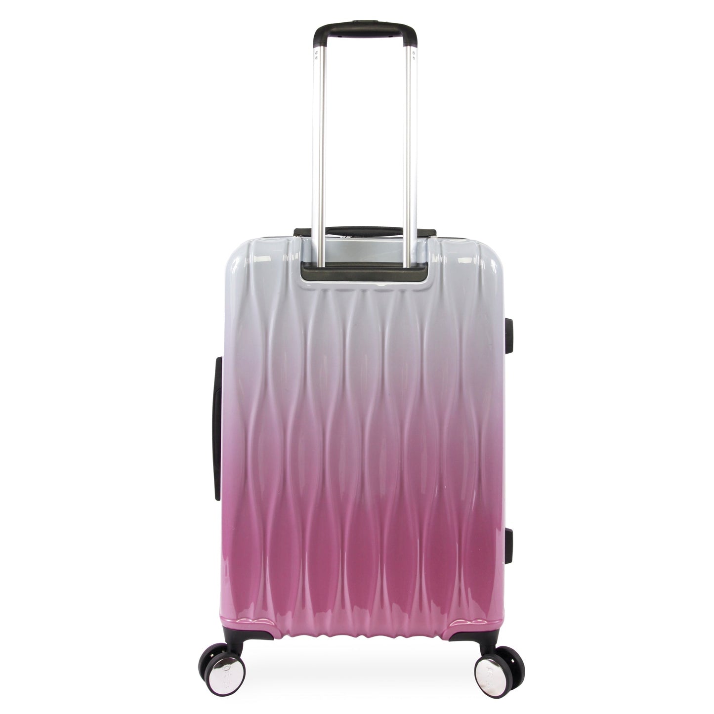 3-Piece Hardside Spinner Luggage Set - Silver Fuchsia - Juicy Couture