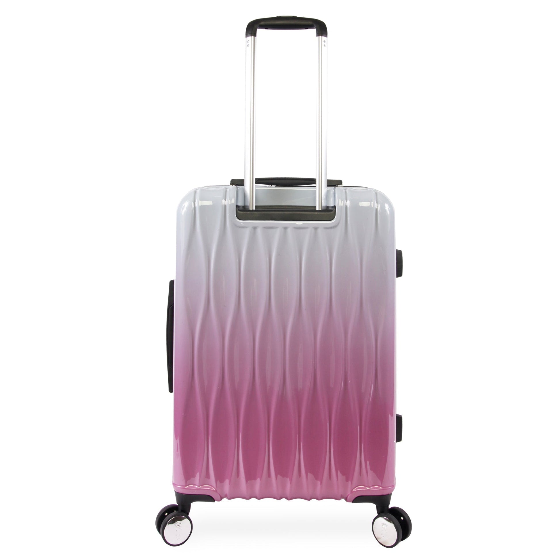 3-Piece Hardside Spinner Luggage Set - Silver Fuchsia - Juicy Couture