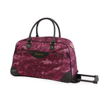 Rolling Duffel Bag - Burgundy Marble - Juicy Couture