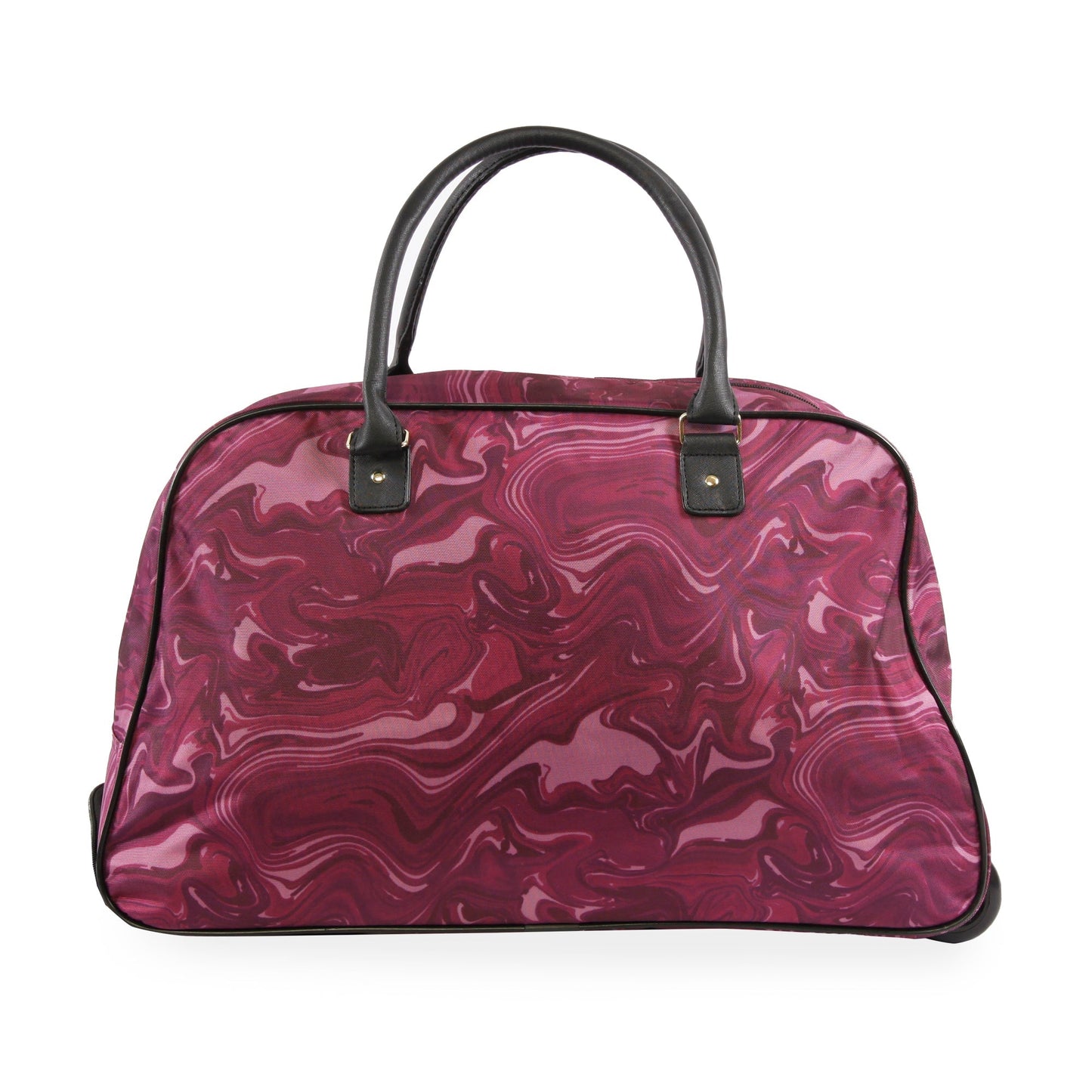 Rolling Duffel Bag - Burgundy Marble - Juicy Couture