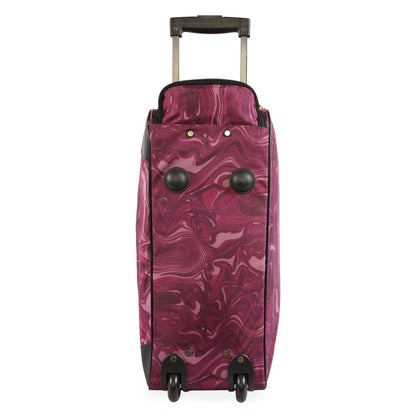Rolling Duffel Bag - Burgundy Marble - Juicy Couture