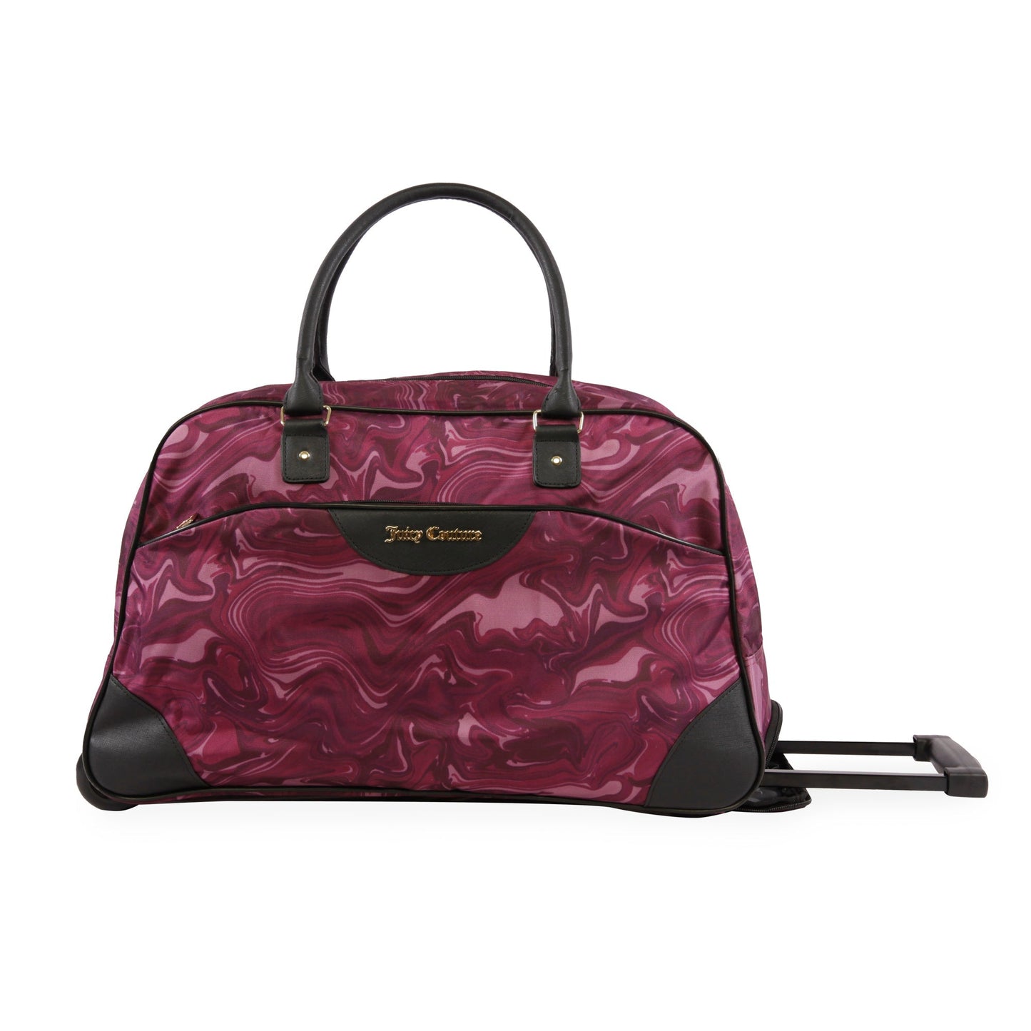 Rolling Duffel Bag - Burgundy Marble - Juicy Couture