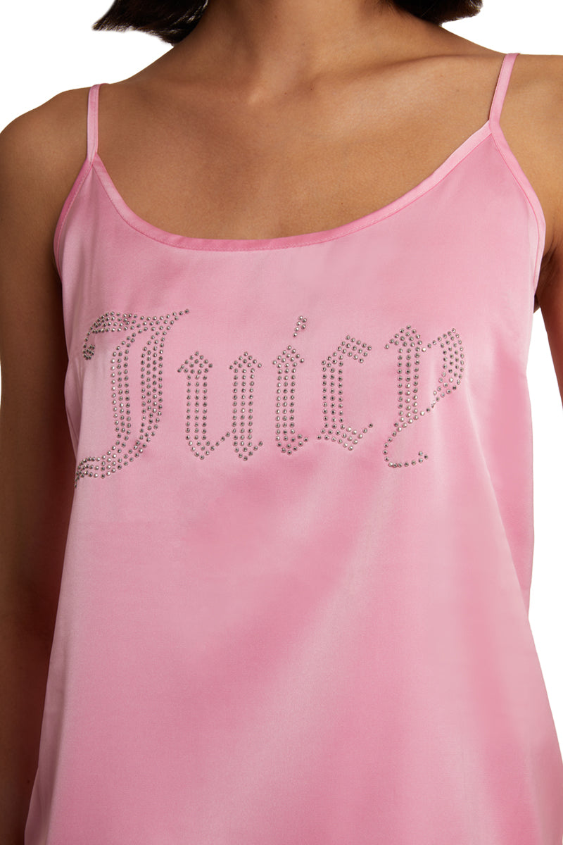 Satin Cami PJ Set - Pink Status - Juicy Couture