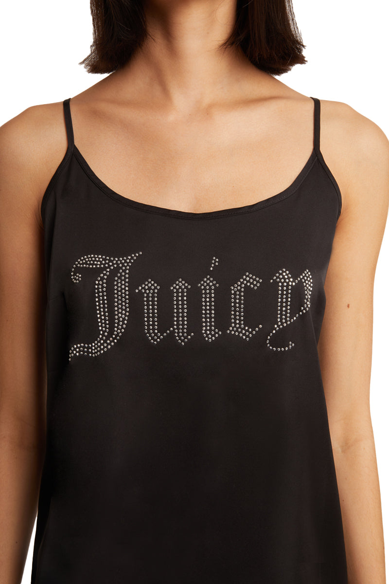 Satin Cami PJ Set - Black - Juicy Couture