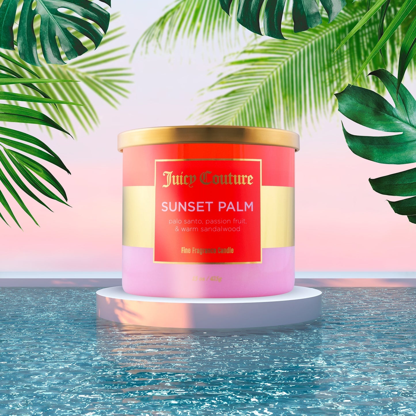 Sunset Palm Candle - Default Title - Juicy Couture
