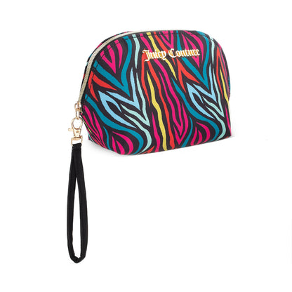 Petite Makeup Wristlet - Rainbow Zebra - Juicy Couture