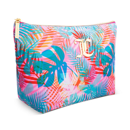 Monogram Makeup Pouch - Tropical Palm - Juicy Couture