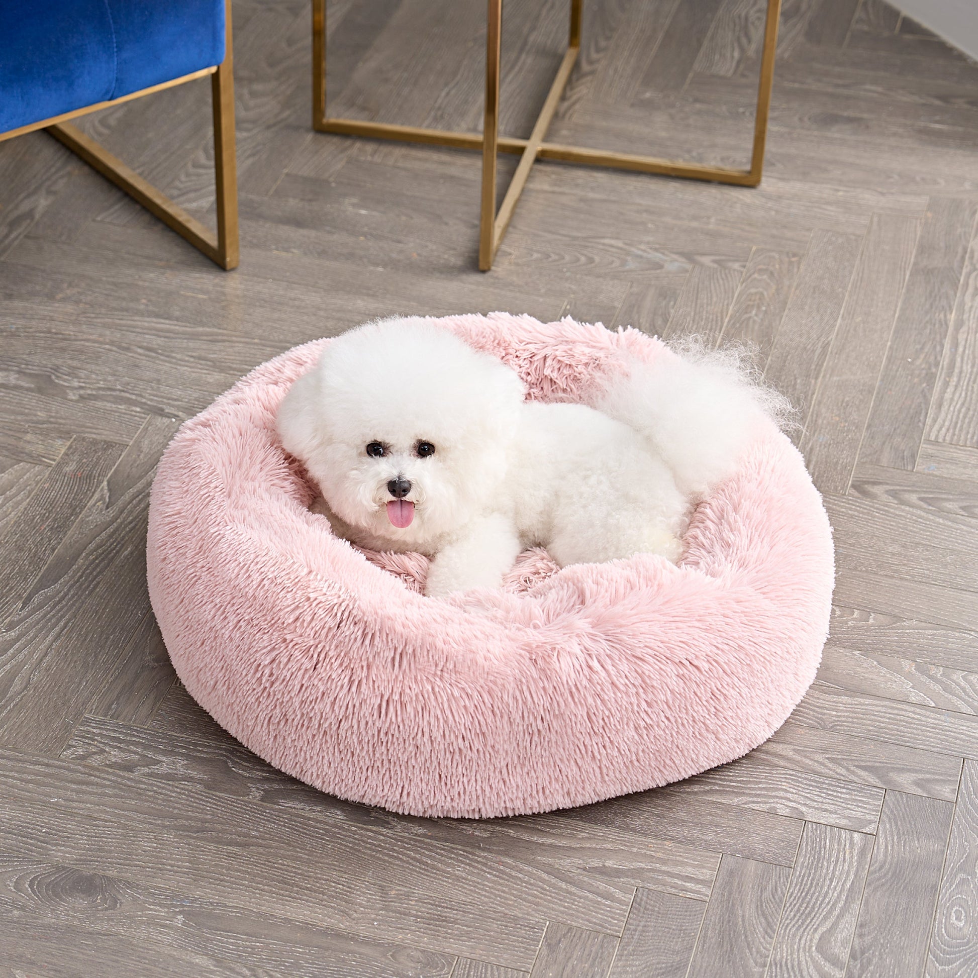 Devon Faux Fur Pet Bed - Pink - Juicy Couture