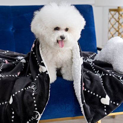 Pet Blanket & Pillow Set - Black - Juicy Couture