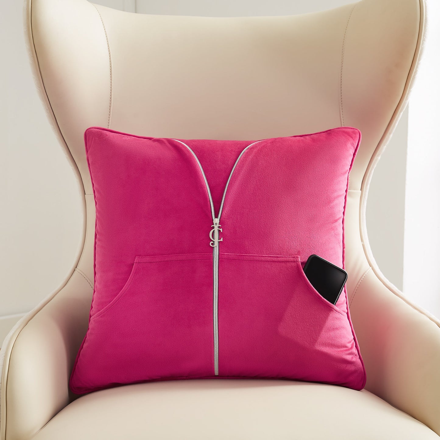Zippered Tracksuit Pillow - Free Love - Juicy Couture