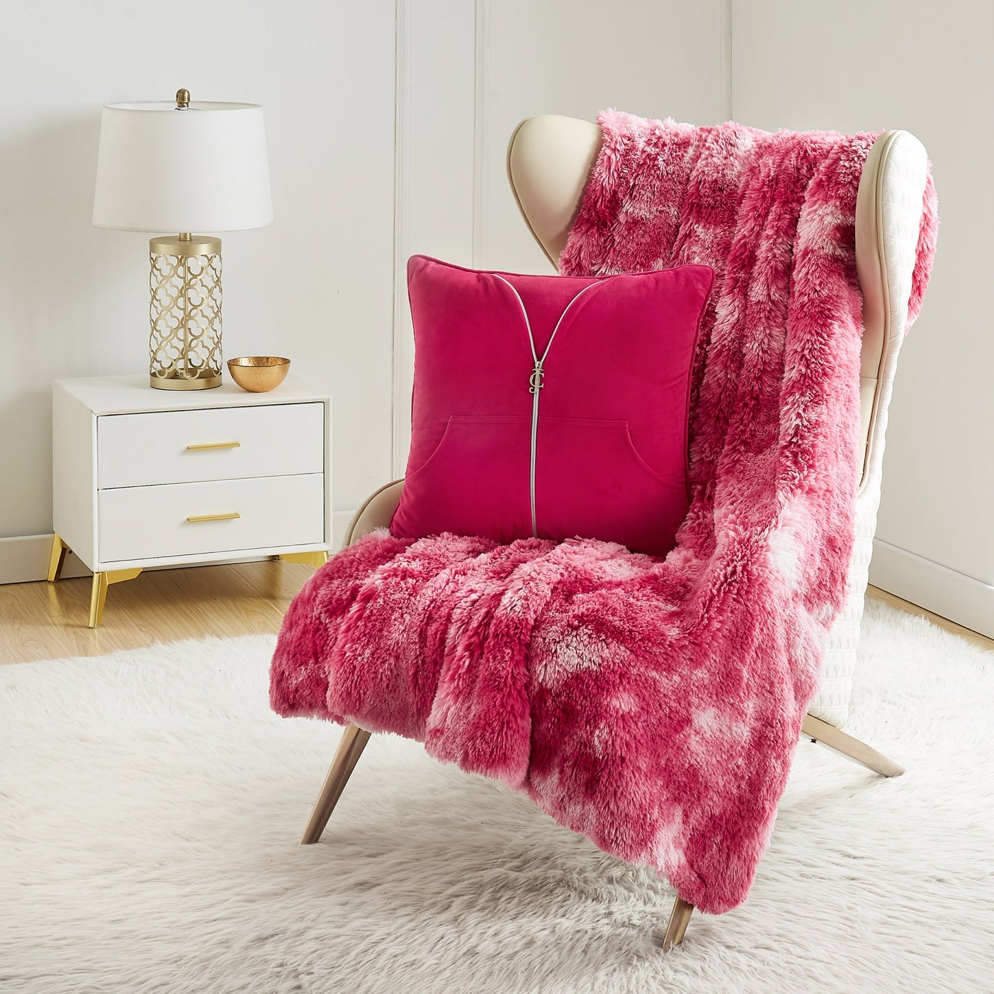 Zippered Tracksuit Pillow - Free Love - Juicy Couture