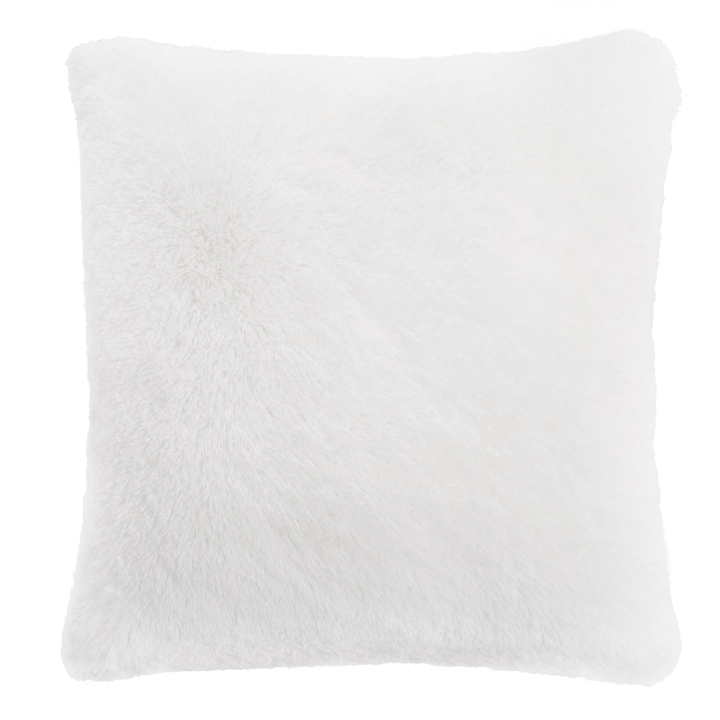Shaggy Faux Fur Pillow - White - Juicy Couture
