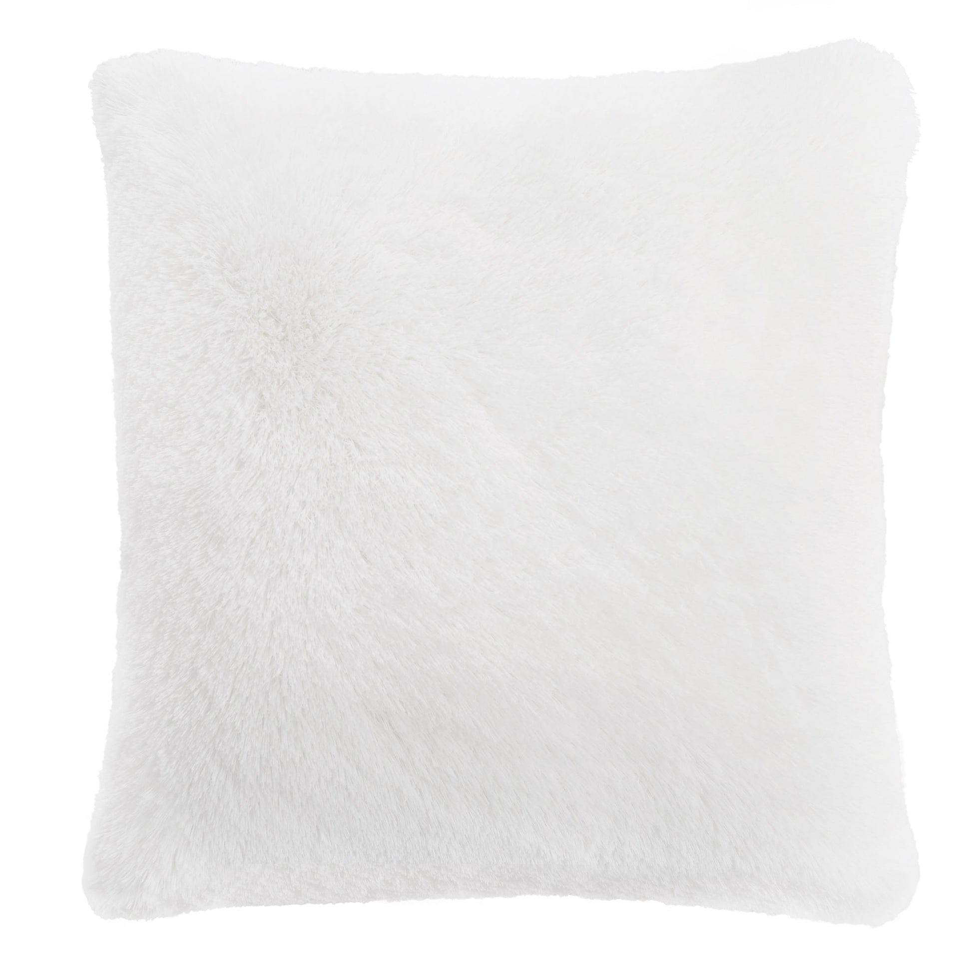Shaggy Faux Fur Pillow - White - Juicy Couture