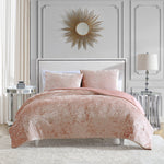 Crushed Velvet Comforter Set - Pink - Juicy Couture