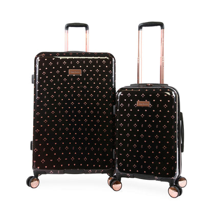 2-Piece Hardside Spinner Luggage Set - Black - Juicy Couture