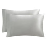 Solid Satin Pillow Case Set - Smoke - Juicy Couture