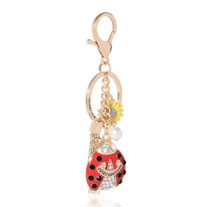 Ladybug Keychain Bag Charm - Goldtone - Juicy Couture