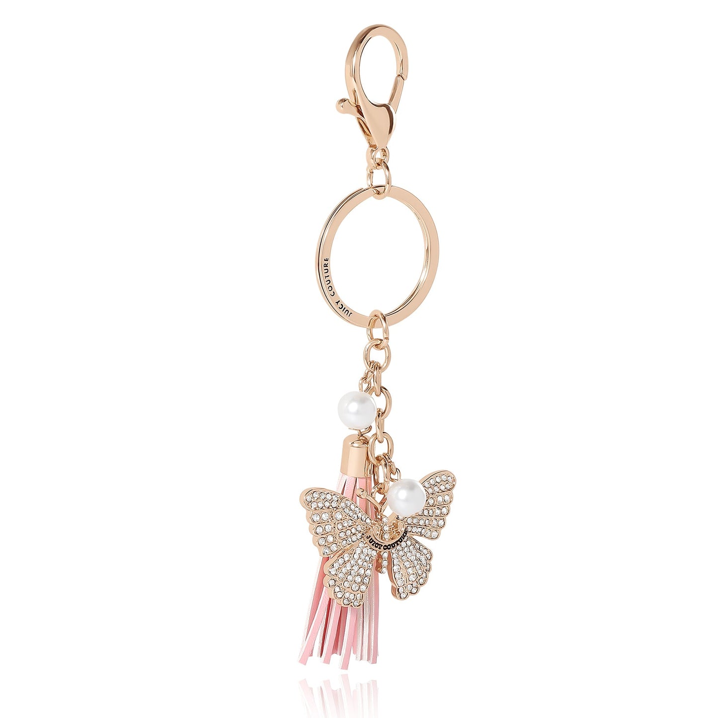 Butterfly Keychain Bag Charm - Goldtone - Juicy Couture