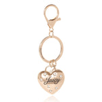 Constellation Puffy Heart Keychain Bag Charm - Goldtone - Juicy Couture