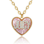 BABY Heart Pendant Necklace - Goldtone - Juicy Couture