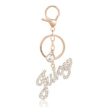 Juicy Logo Bling Keychain Bag Charm - Goldtone - Juicy Couture