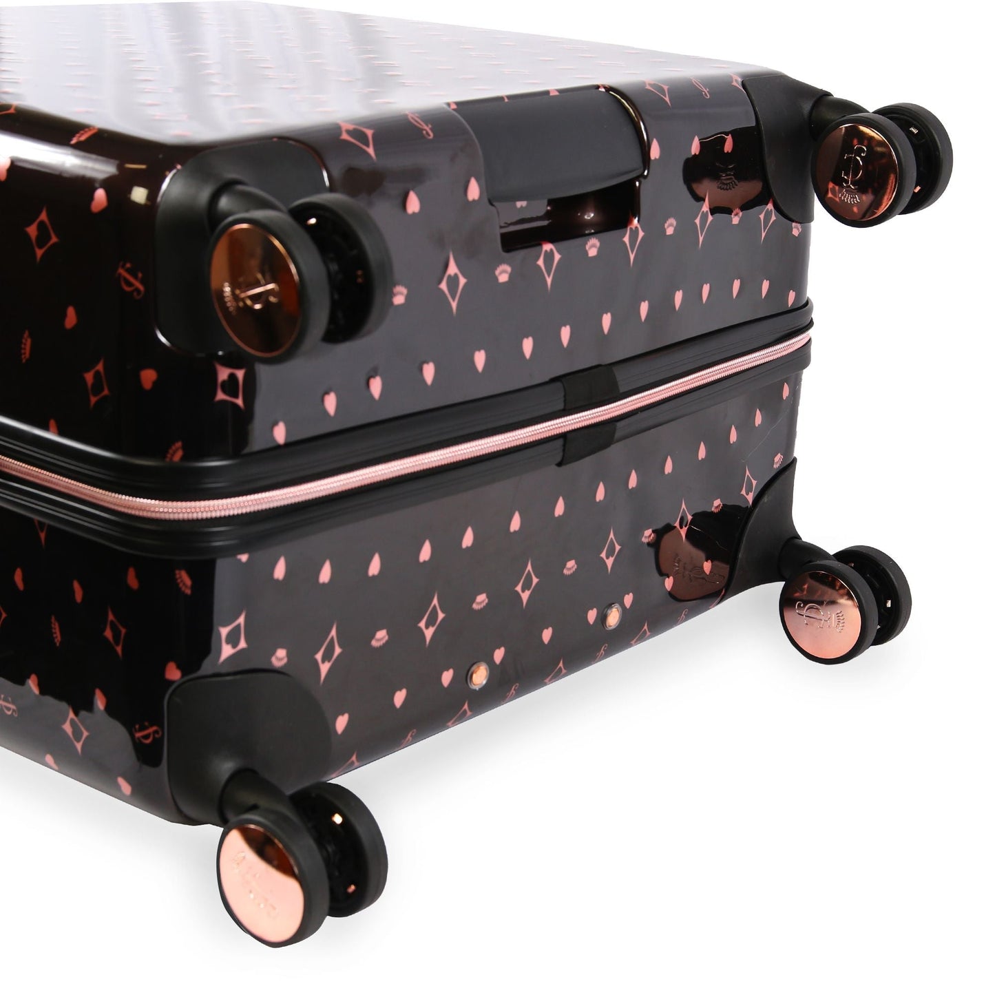 2-Piece Hardside Spinner Luggage Set - Black - Juicy Couture