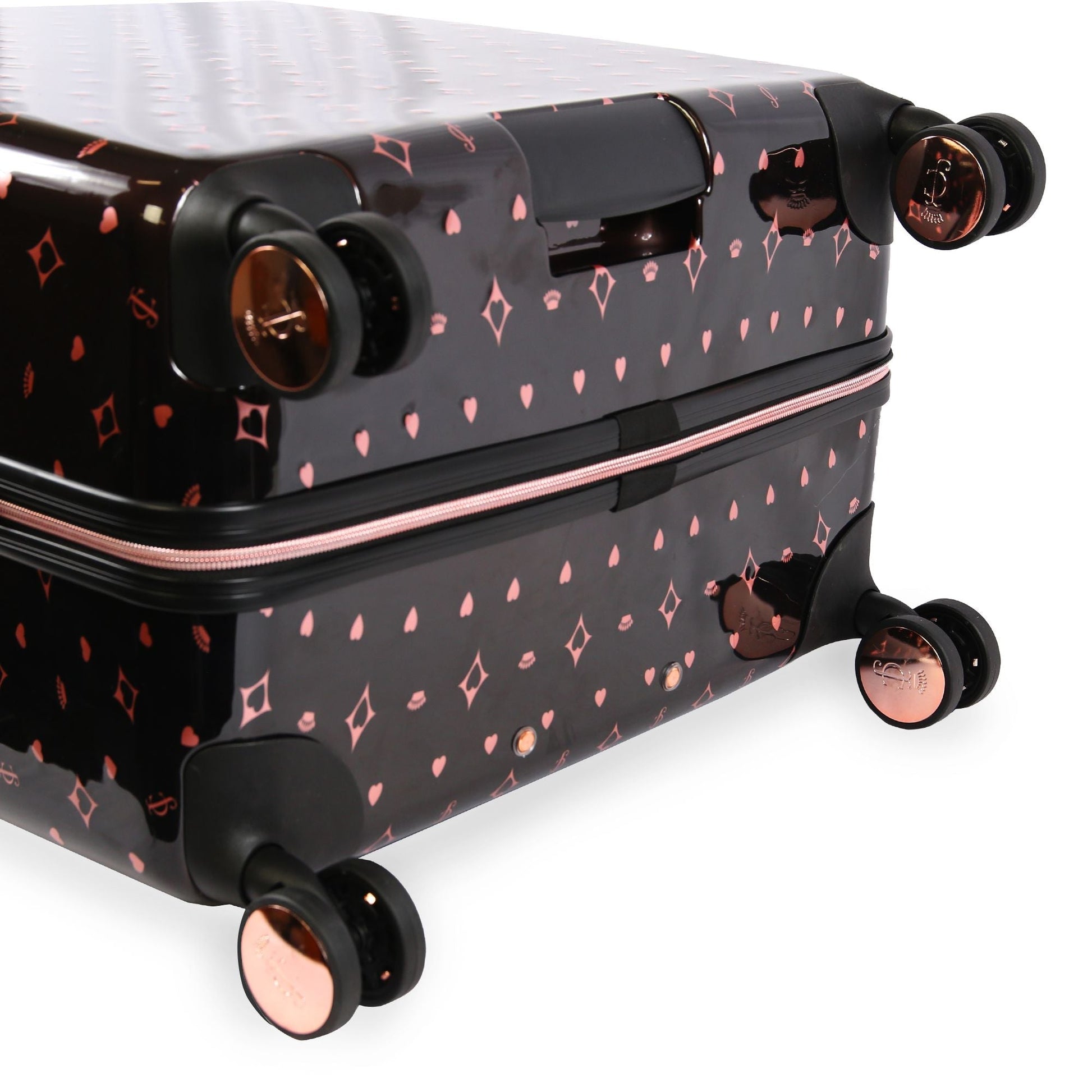 2-Piece Hardside Spinner Luggage Set - Black - Juicy Couture