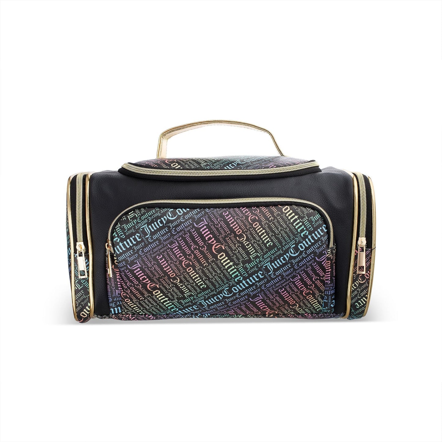 Mini Duffel Makeup Bag - Black Gold - Juicy Couture
