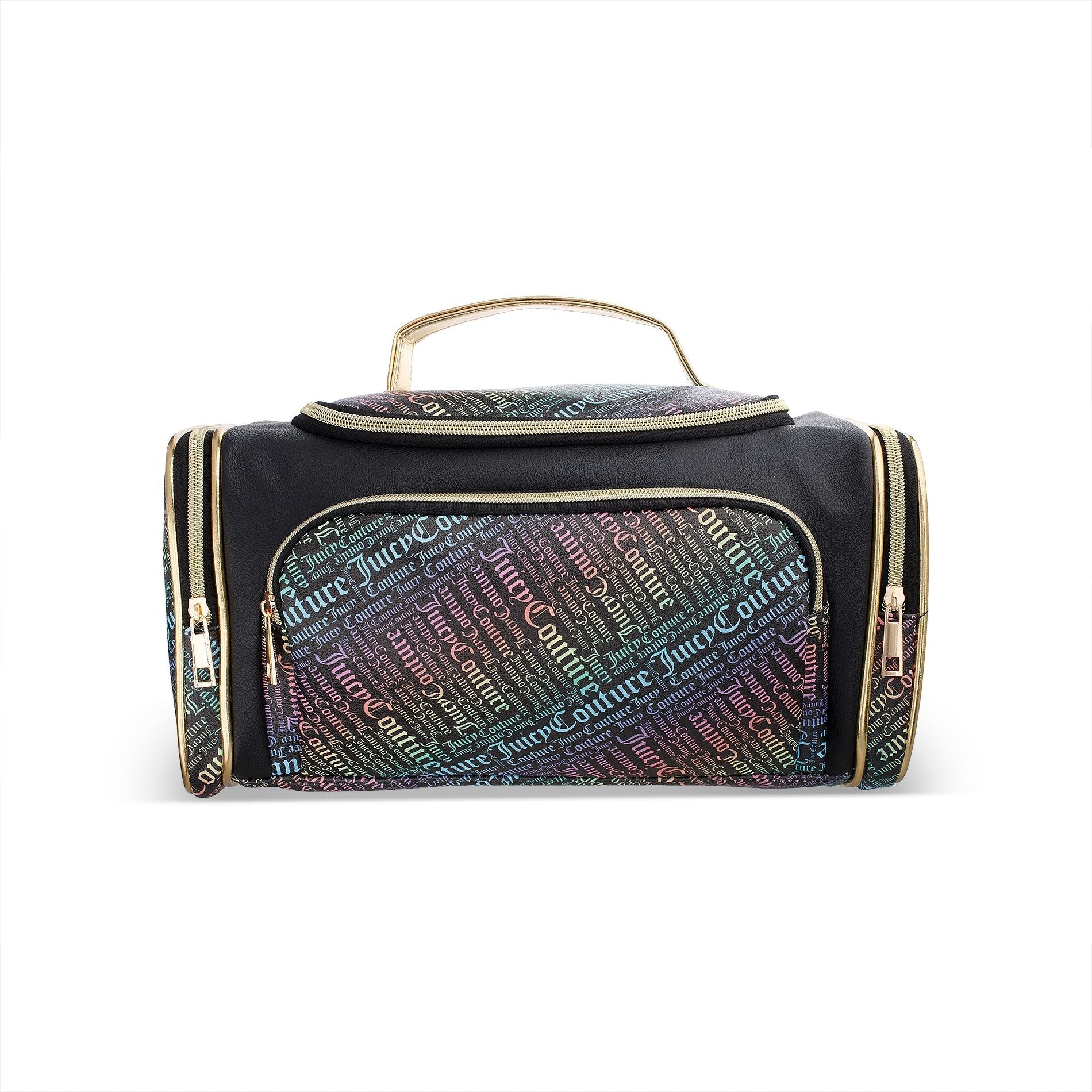 Mini Duffel Makeup Bag - Black Gold - Juicy Couture