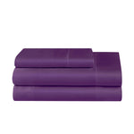 Solid Satin Sheet Set - Violet - Juicy Couture