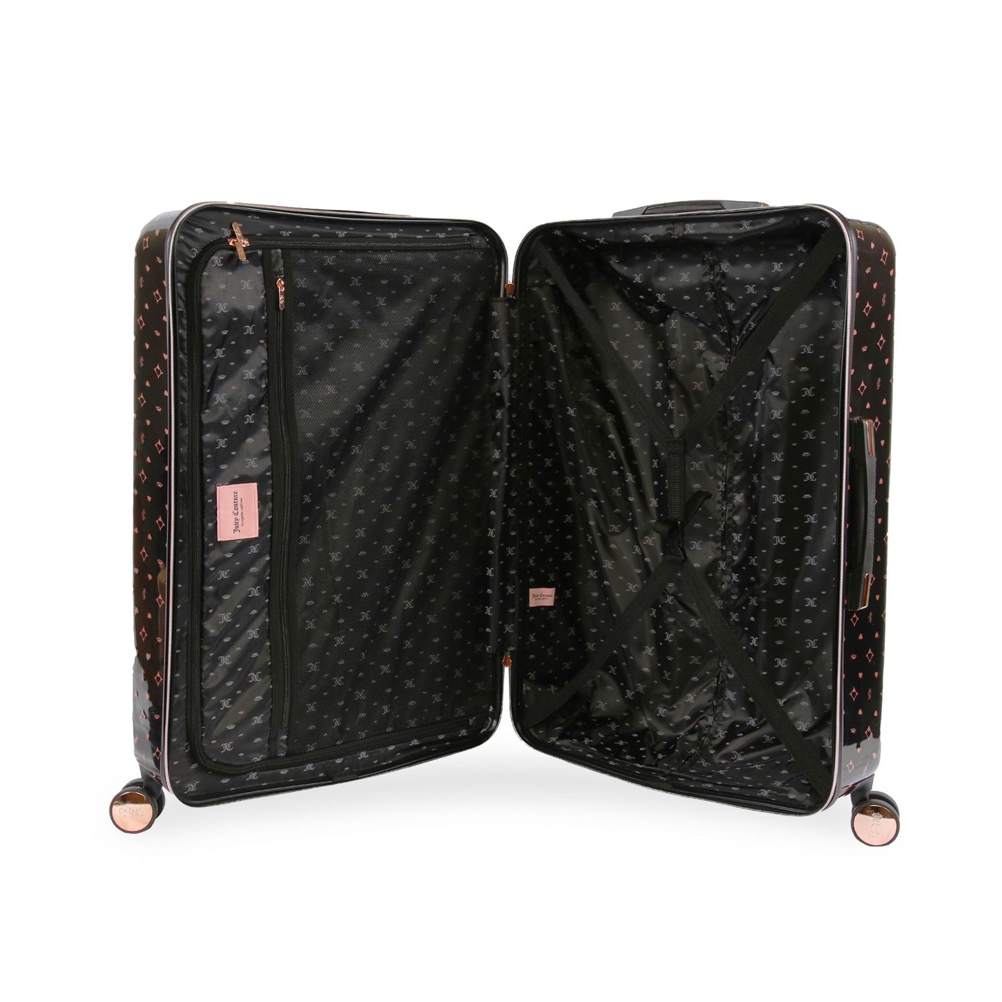 2-Piece Hardside Spinner Luggage Set - Black - Juicy Couture