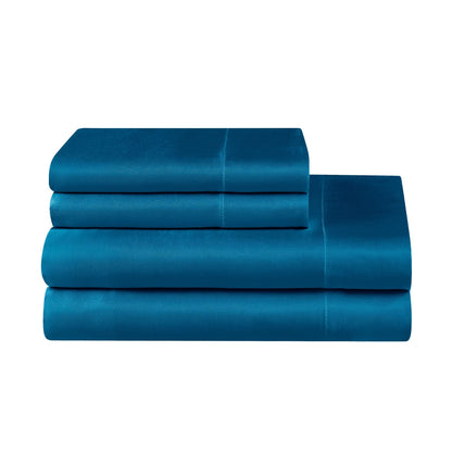 Solid Satin Sheet Set - Capri Blue - Juicy Couture